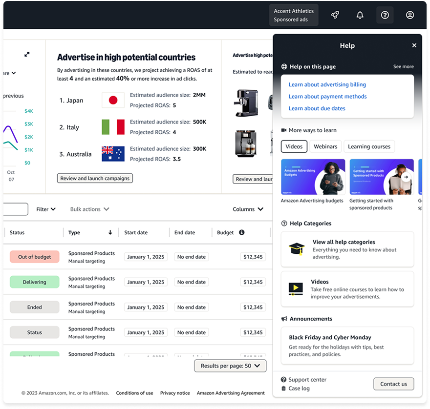 The proposed solution — cross-page unified assistant living in the help panel