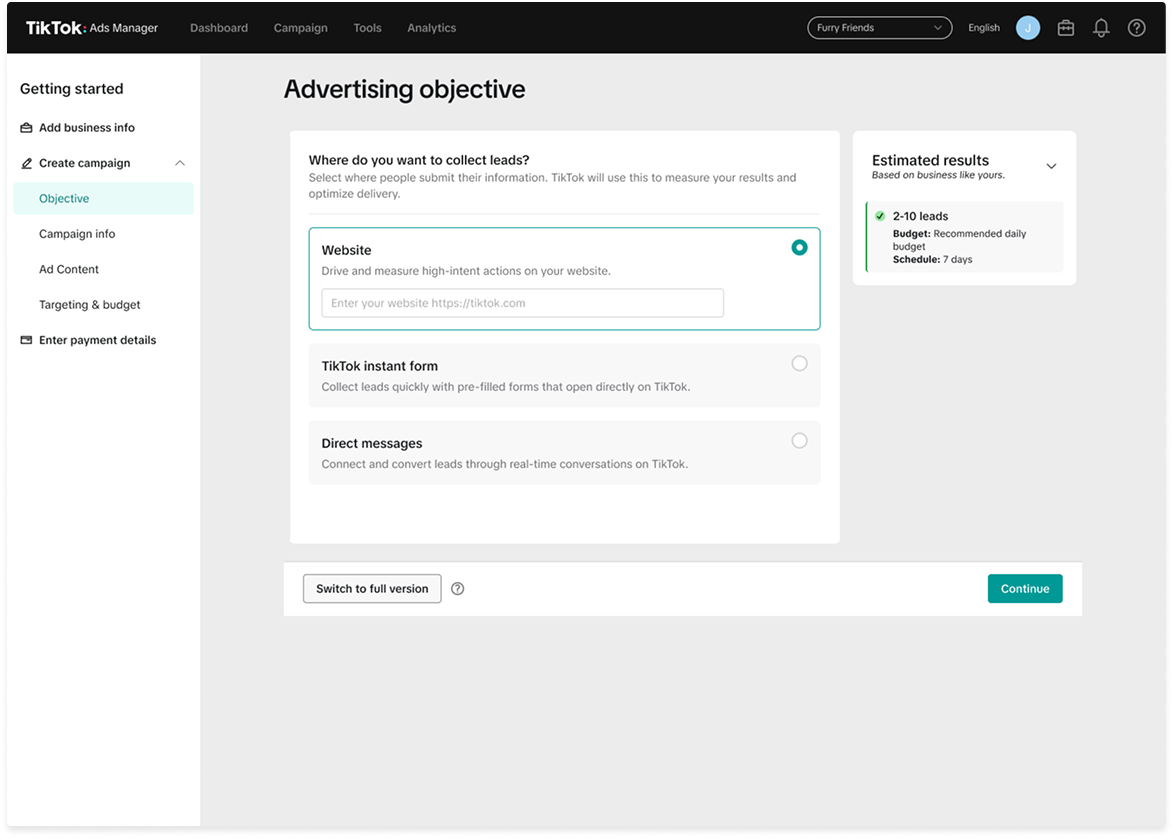 Designing for two very different users — SMB and KA